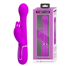 Wibrator Króliczek Dejon Twinkled Tenderness Purple Pretty Love Posuwisty Fioletowy | 100% ORYGINAŁ| DYSKRETNA PRZESYŁKA